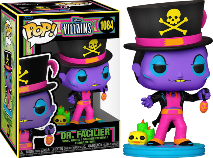 Disney Villains The Princess & The Frog Dr. Facilier Black Light Funko