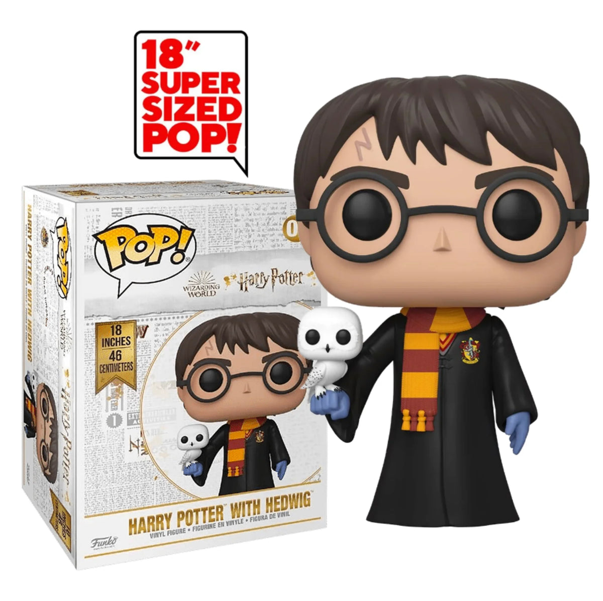 Harry Potter with Hedwig 18 Inch Funko Pop #01 – Titan Pops
