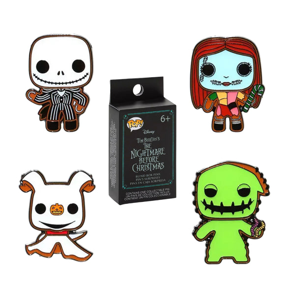 The Nightmare Before Christmas Gingerbread Loungefly Blind Box Enamel Pin