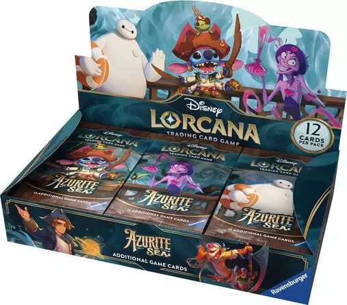 Disney Lorcana Azurite Sea Sealed Booster Box