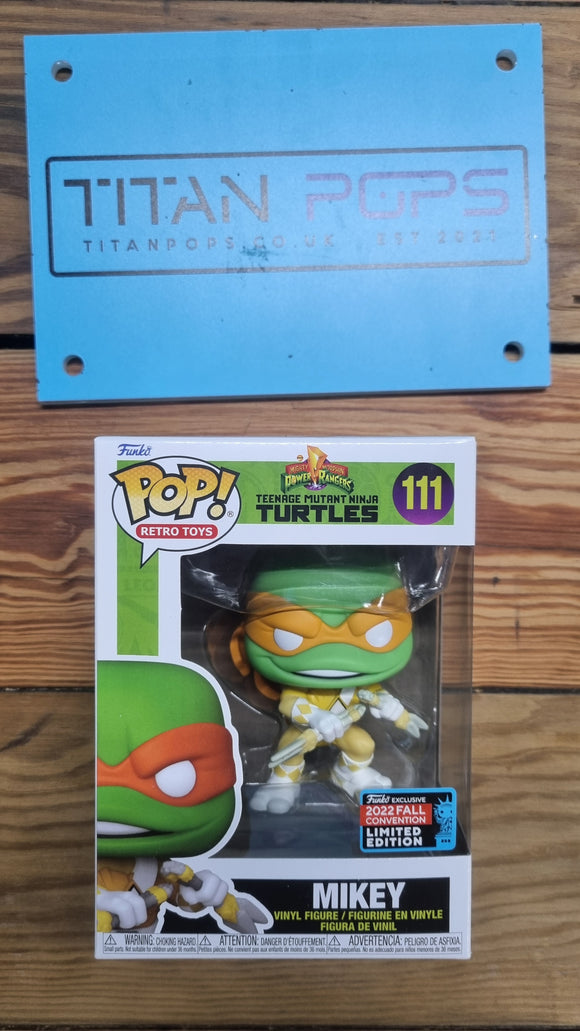 Teenage Mutant Ninja Turtles X Power Rangers Mikey Funko Pop #111