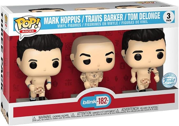 Blink 182 Whats My Age Again Naked 3 Pack Funko Pop