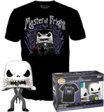 Disney The Nightmare Before Christmas Jack Skellington GITD Funko Pop & Tee Set #808