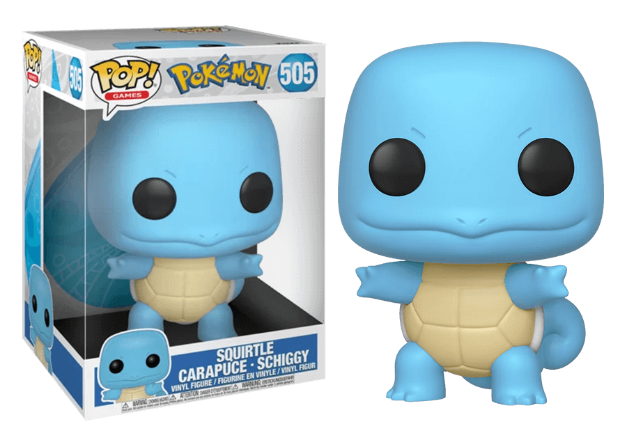 Pokémon Squirtle 10 Inch Funko Pop #505 – Titan Pops