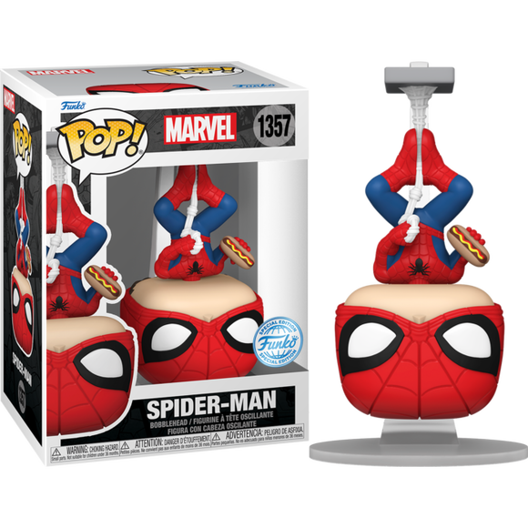 Marvel Spiderman with Hot Dog Funko Pop #1357