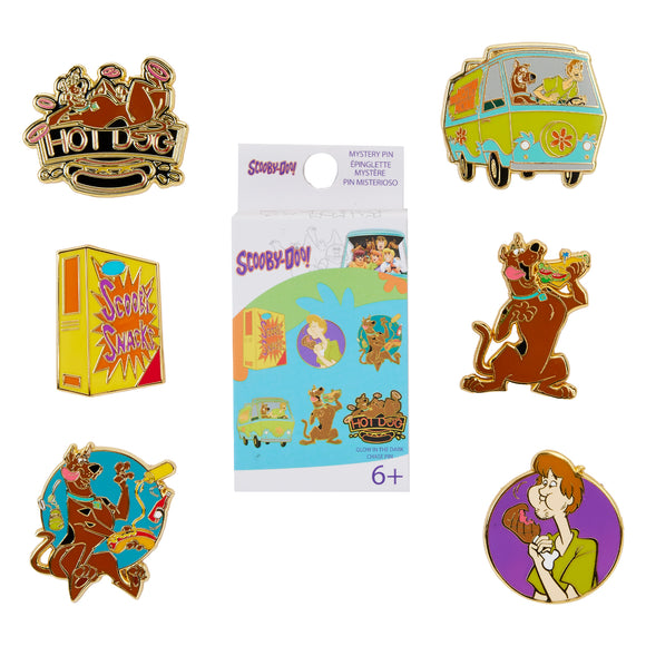 Warner Bros Scooby Doo Loungefly Blind Box Enamel Pin