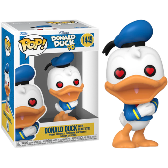 Disney Donald Duck 90th Anniversary with Love Hearts Funko Pop # 1445