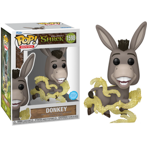 Dreamworks Shrek 30th Anniversary Glitter Donkey Funko Pop #1598