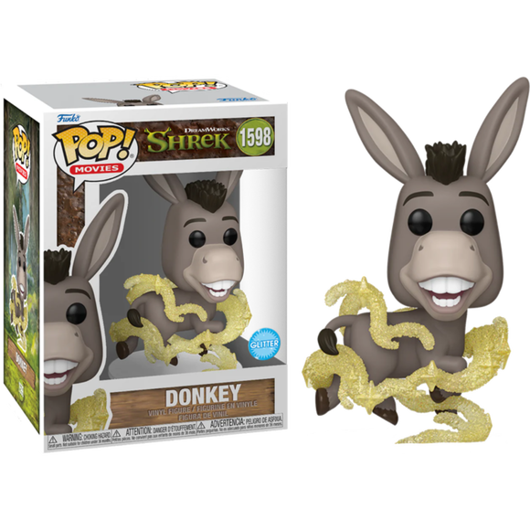 Dreamworks Shrek 30th Anniversary Glitter Donkey Funko Pop #1598