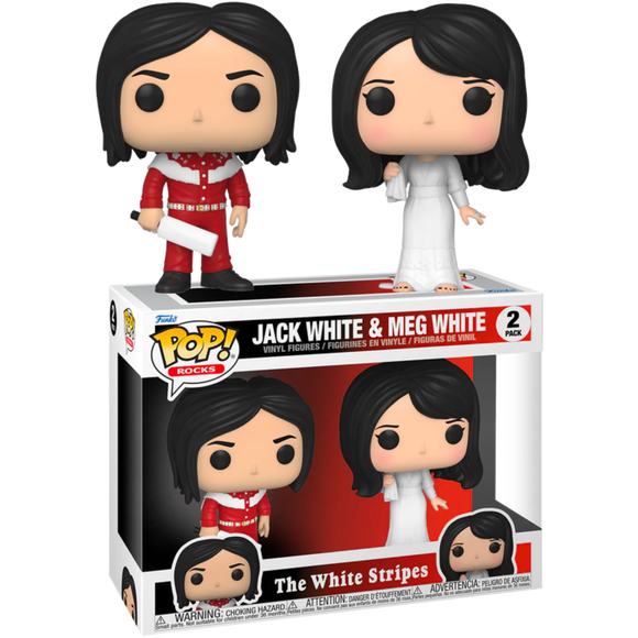 The White Stripes Jack White & Meg White Funko Pop 2 Pack