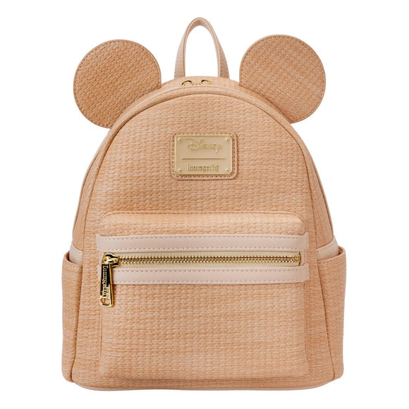 Disney Mickey Mouse Straw Loungefly Mini Backpack