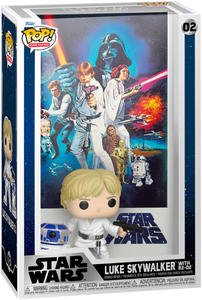 Star Wars A New Hope Luke Skywalker & R2-D2 Giant Poster Funko Pop #02